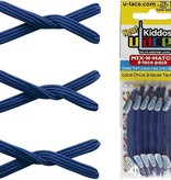 U-LACE VETERS U-Laces kiddos elastische veters royal blue 6 stuks