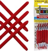 U-LACE VETERS U-Laces kiddos elastische veters scarlet 6 stuks