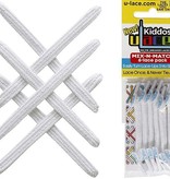 U-LACE VETERS U-Laces kiddos elastische veters wit 6 stuks