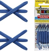 U-LACE VETERS U-Laces kiddos elastische veters bright blue 6 stuks