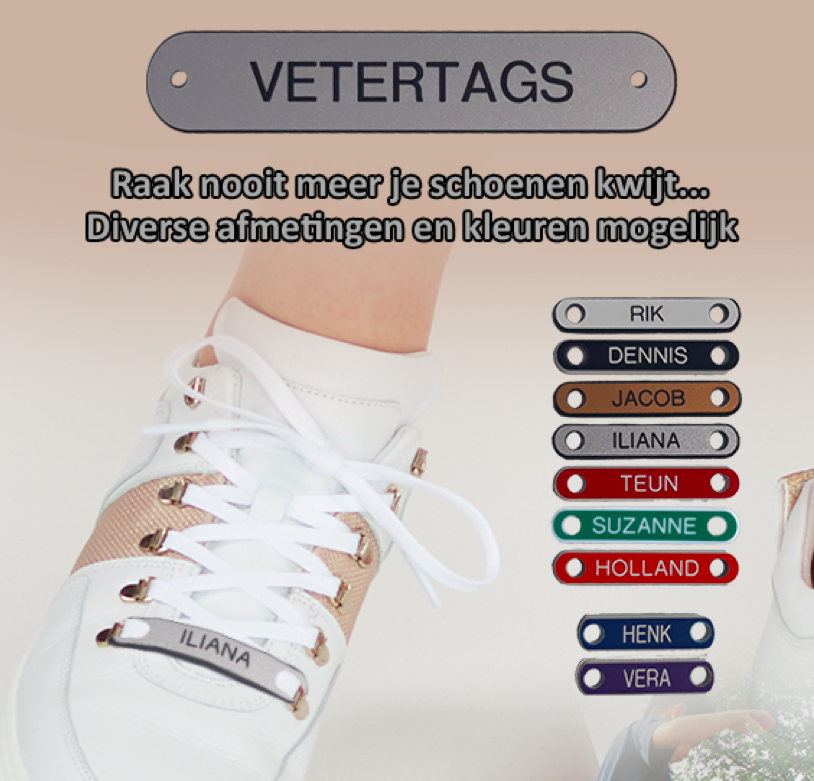 Veter Tag - BLAUW - 30mm