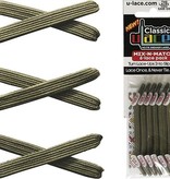 U-LACE VETERS U-Laces classic mix-n-match elastische veters army green 6 stuks