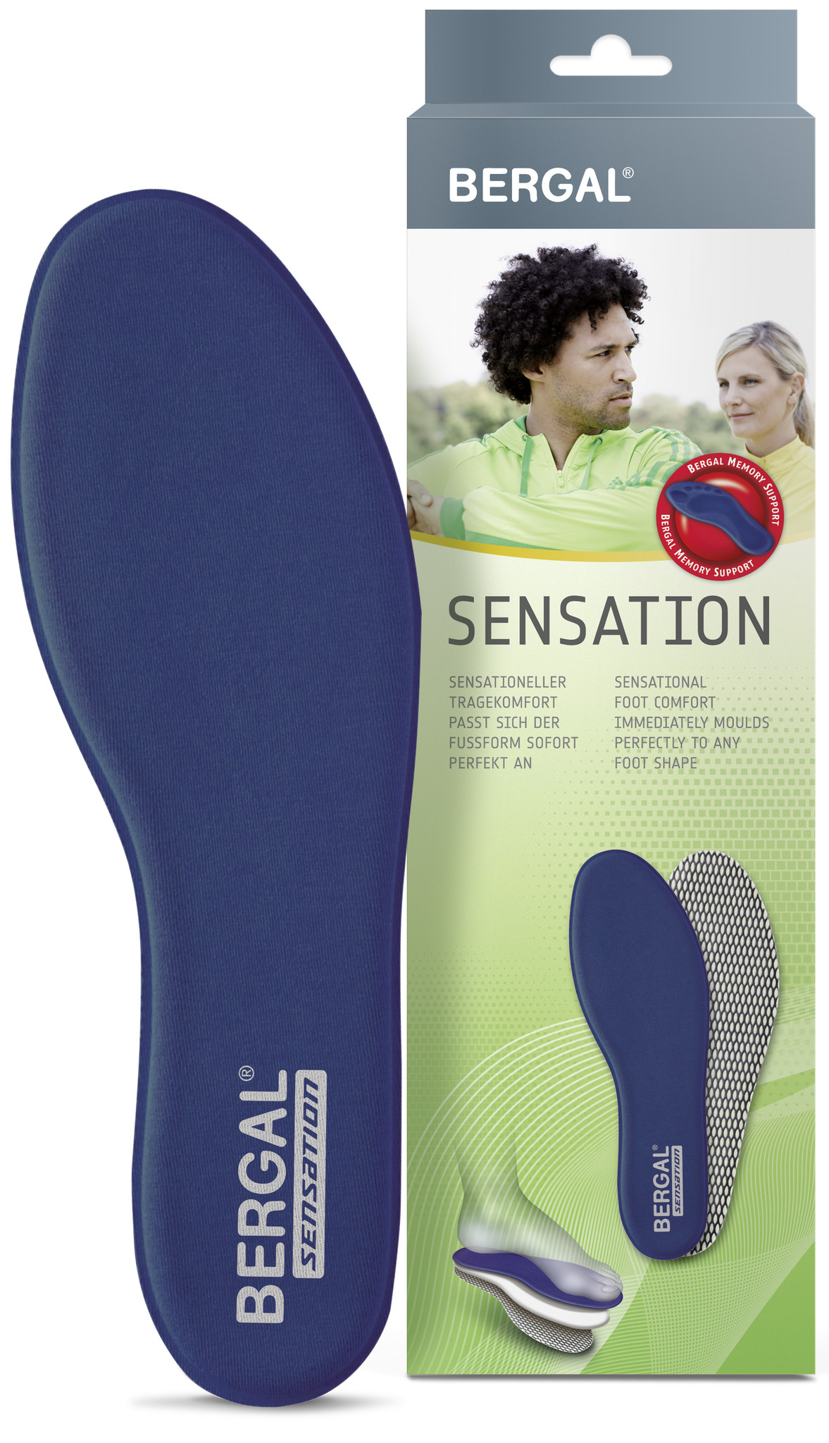 BERGAL BERGAL Sensation memory-foam inlegzolen