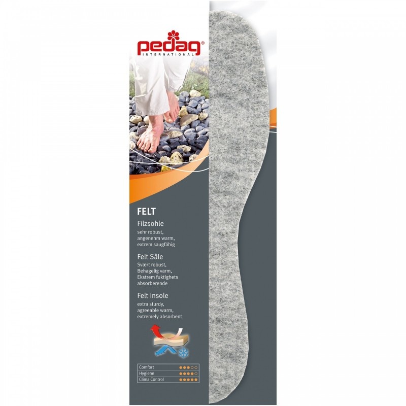 PEDAG Pedag Felt - zooltjes voor laarzen & werkschoenen