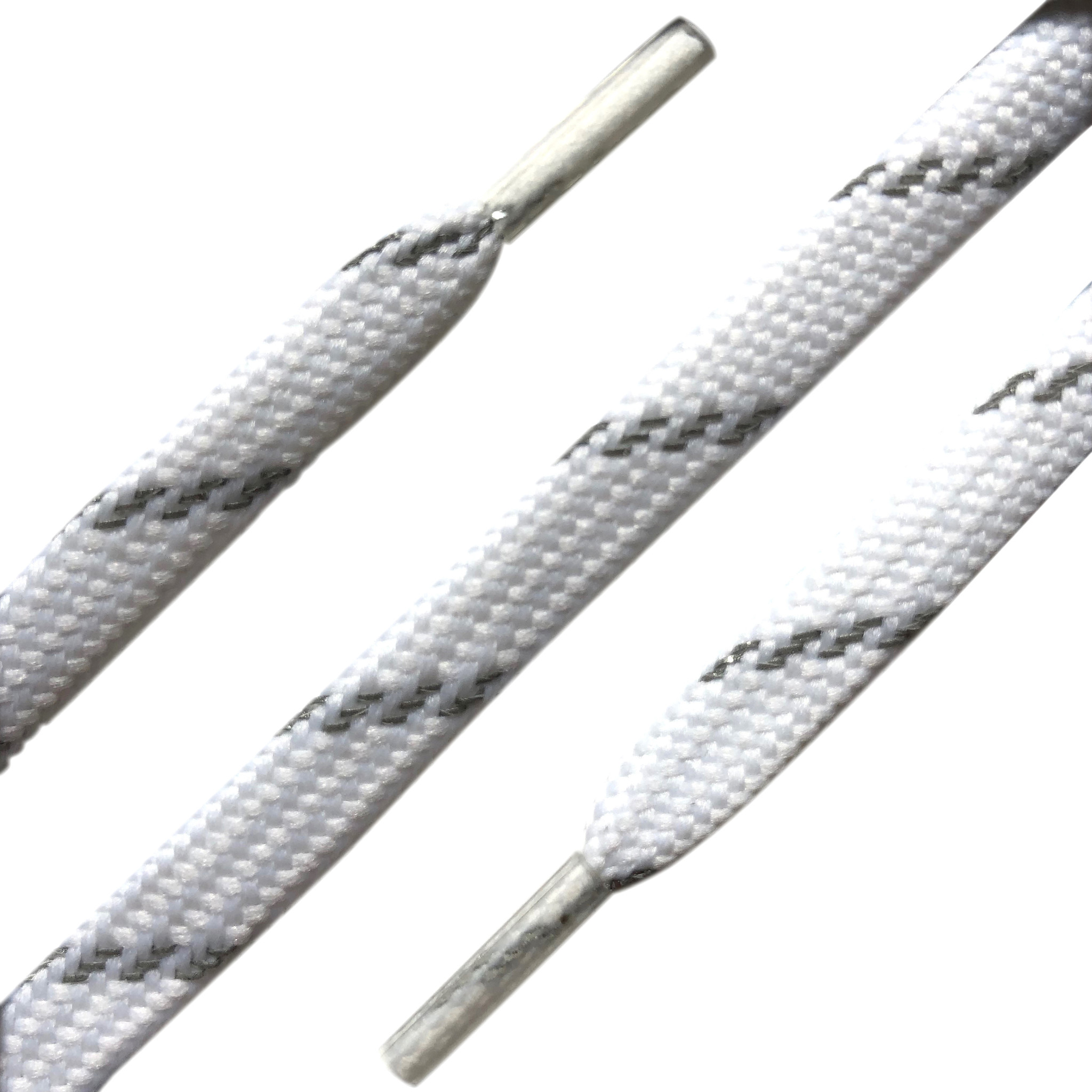 SL LINE SL reflecterende veters wit 120cm – sterke sportveters met reflectie