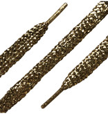 BARTH Gouden lurex veters 120 cm | Platte schoenveters met glitter