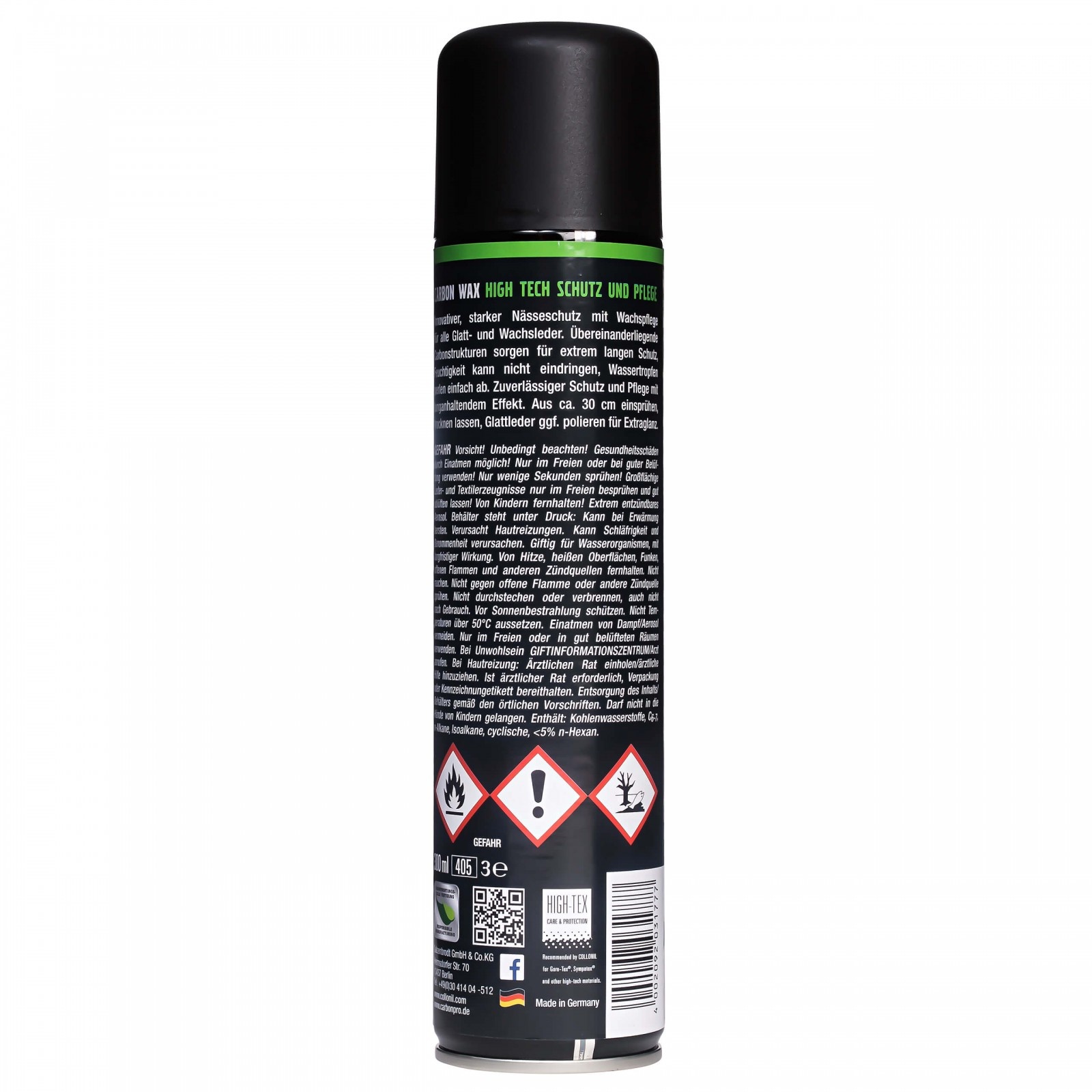 COLLONIL Collonil carbon wax – verzorgende spray voor glad en mat leer