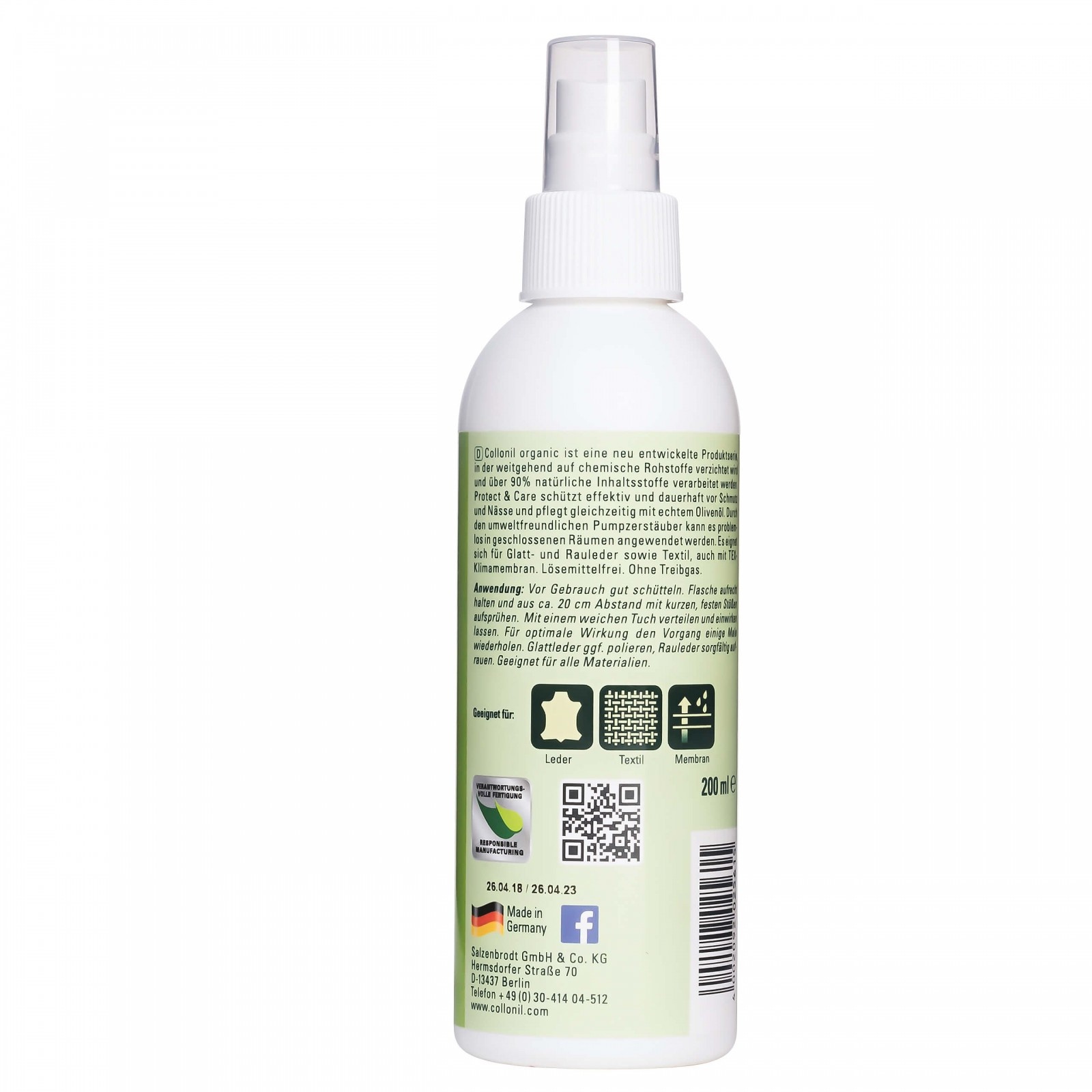 COLLONIL Collonil organic cover - protect & care - milieuvriendelijk