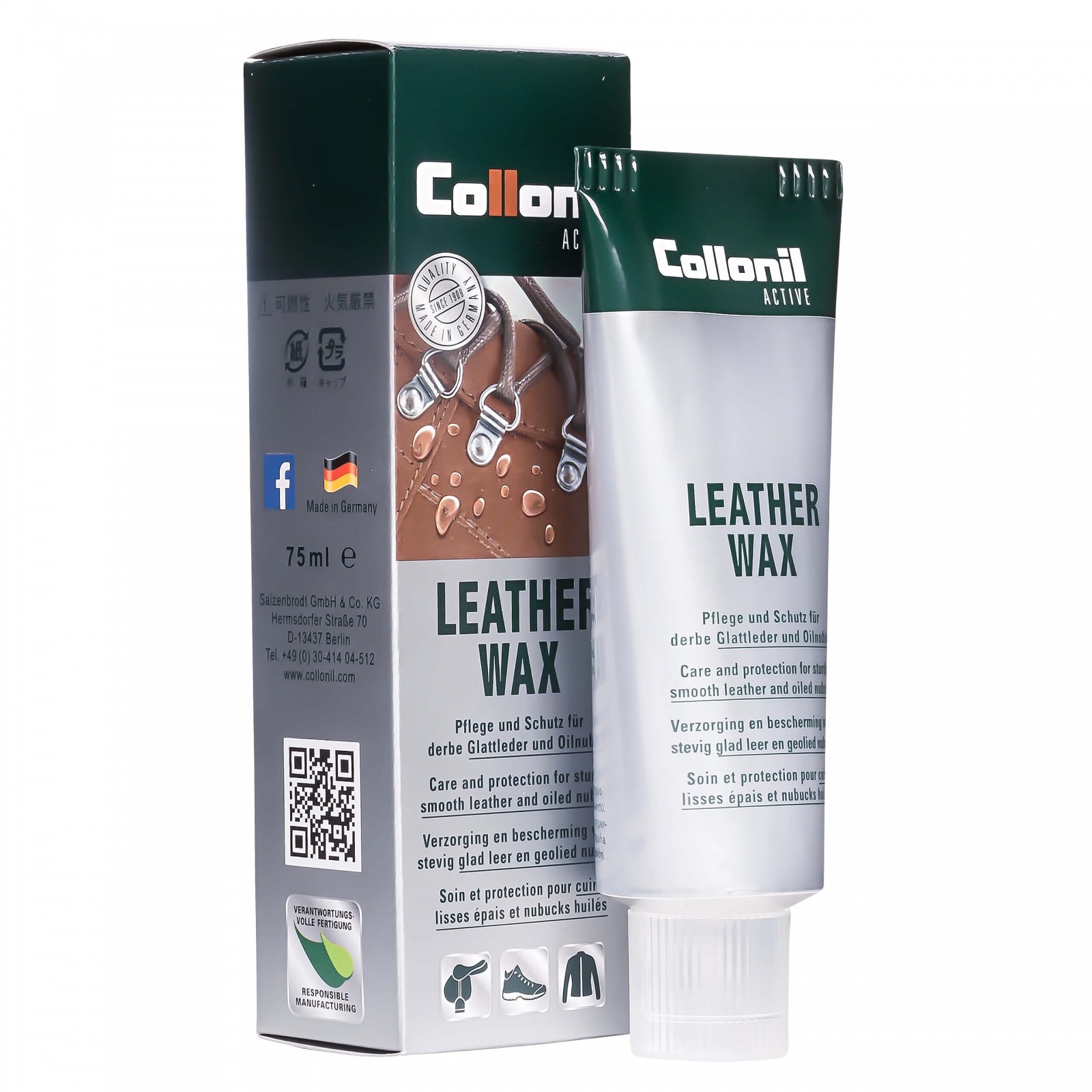 COLLONIL Collonil Active Leather Wax - voor bergschoenen en wandelschoenen