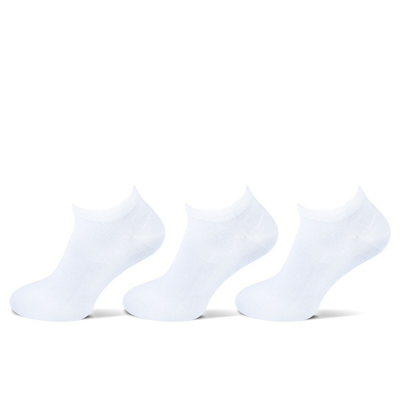 Teckel Sneakersokken - 3 paar - wit