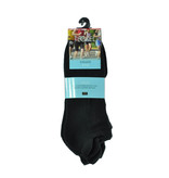 Teckel Sneakersokken Lip - 3 paar - zwart