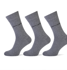 Pierre Cardin herensokken - 3 paar - uni grijs