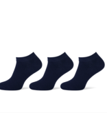 Pierre Cardin heren sneakersokken - 3 paar - uni blauw