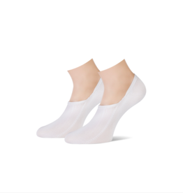 Teckel antibacterieel skinlife footies 2 paar - wit