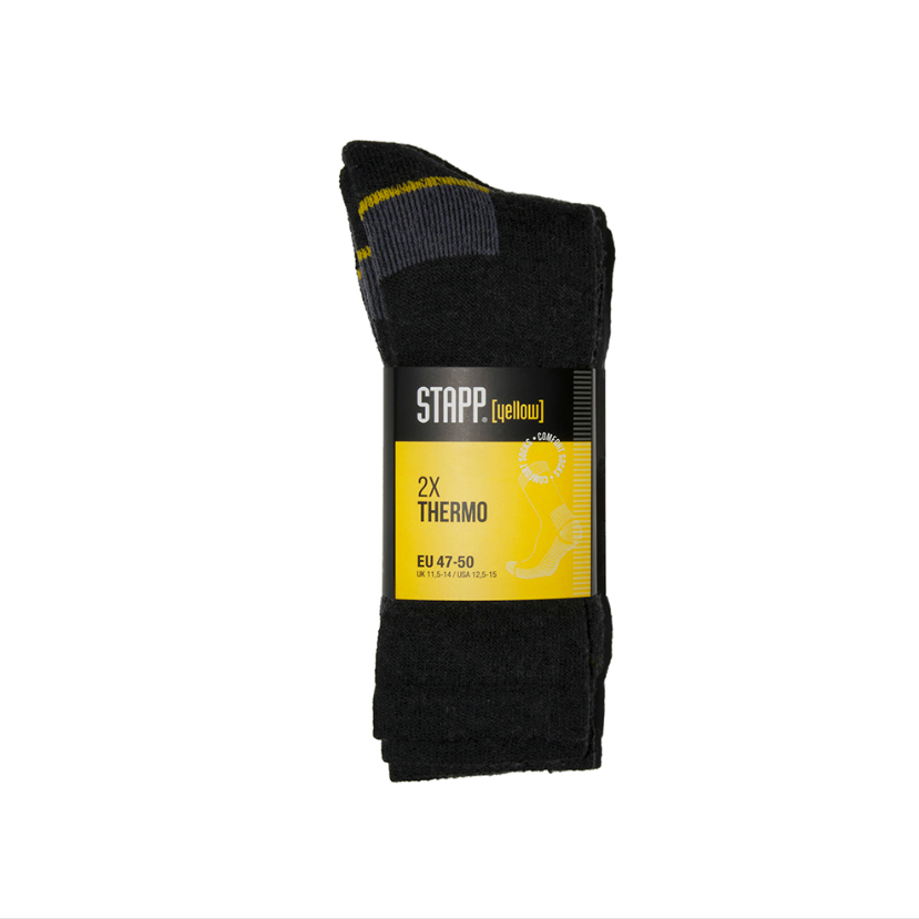 Stapp Thermo werksokken - 2 paar - antraciet