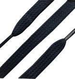 GALA Blauwe katoenen platte veters 120 cm | Valentino schoenveters 9 mm