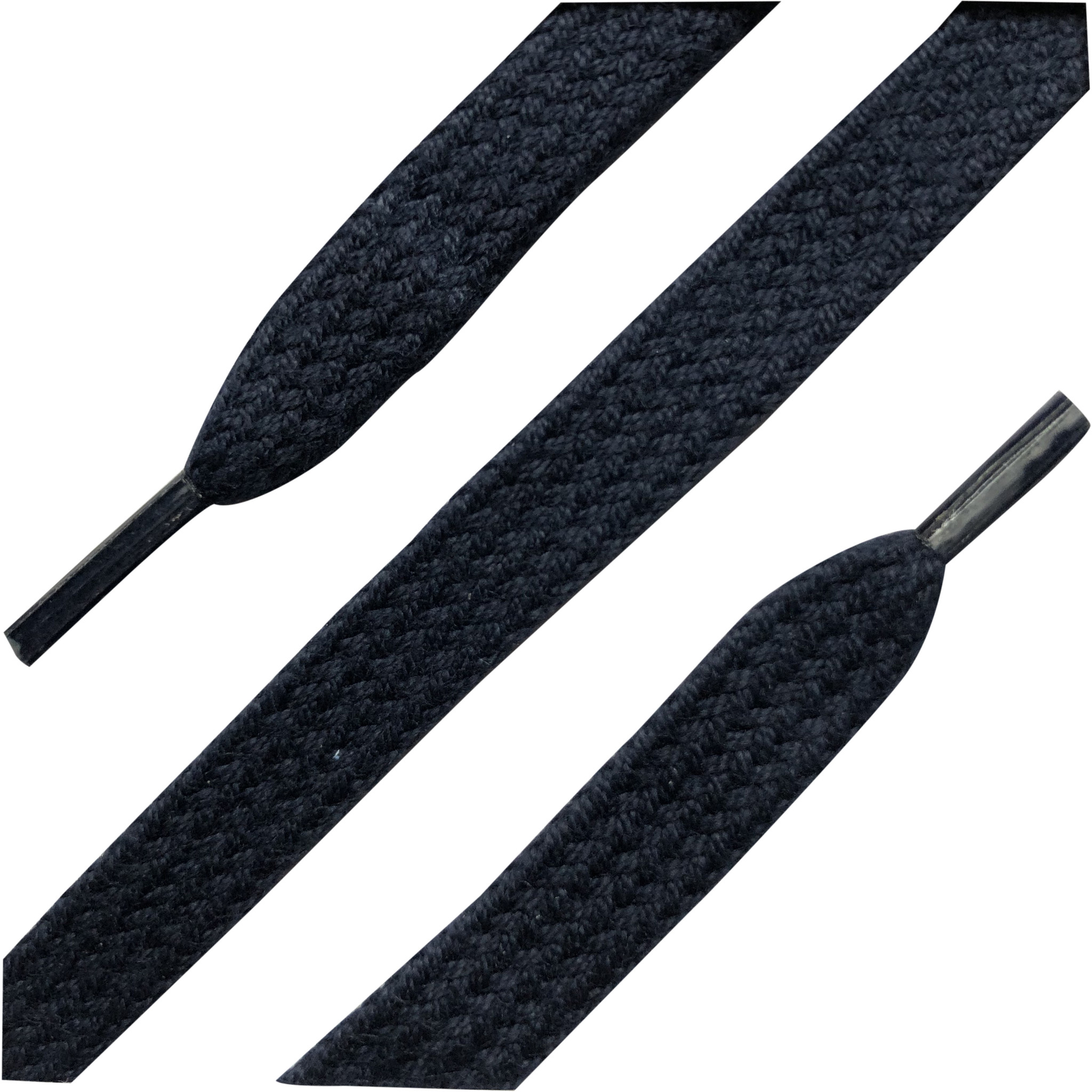 GALA Blauwe katoenen platte veters 120 cm | Valentino schoenveters 9 mm