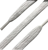 GALA Witte katoenen platte veters 120 cm | Valentino schoenveters 9 mm