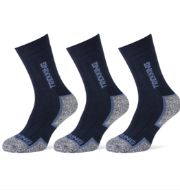 Primair Trekking sokken - navy - 3 paar