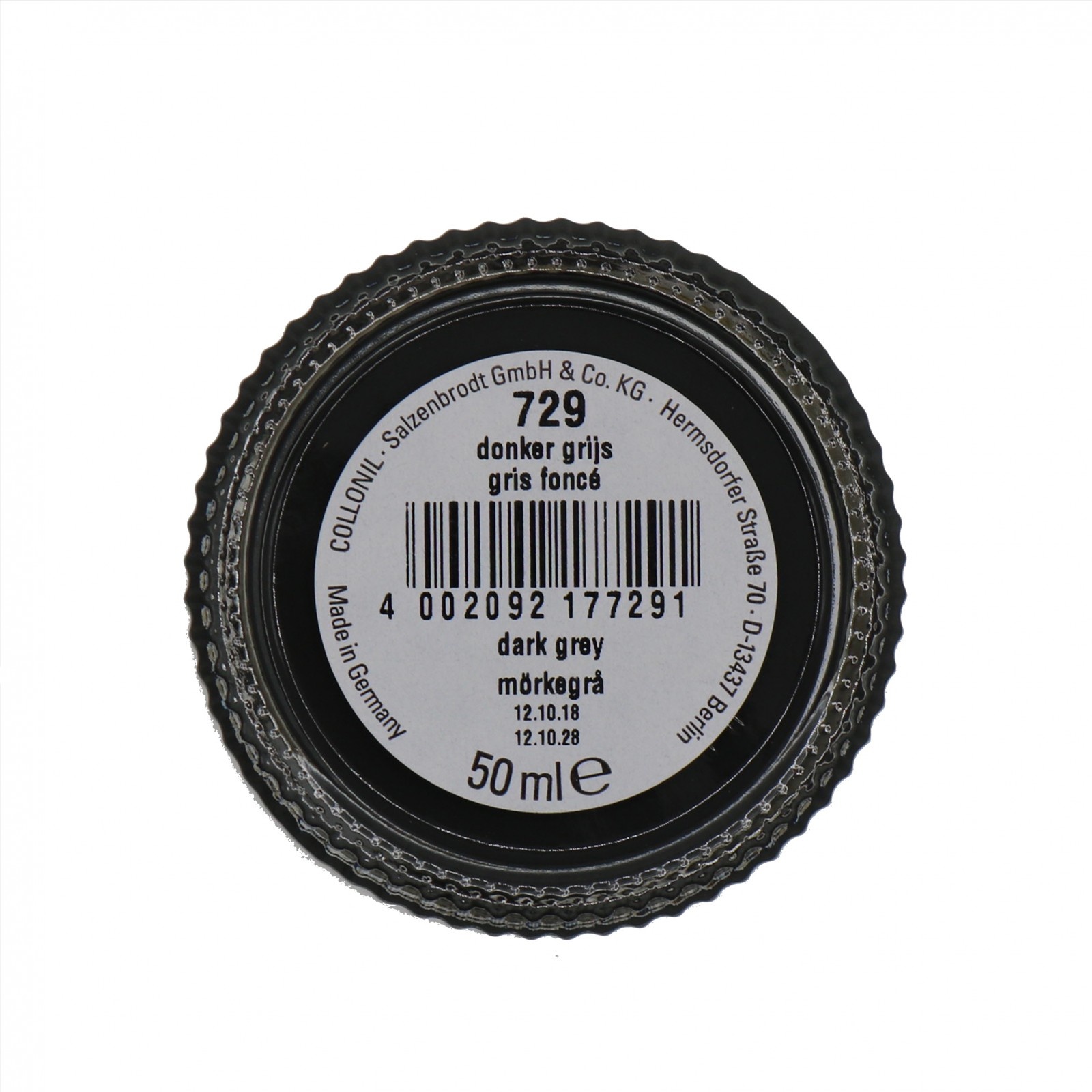 COLLONIL Collonil Shoe Cream 729 DONKERGRIJS