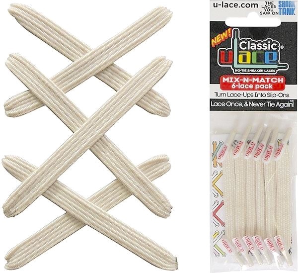U-LACE VETERS U-Laces classic mix-n-match elastische veters nude 6 stuks