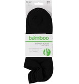 Bamboo sneakersokken Basic - zwart