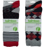Bamboo sokken Fashion - multi marine II