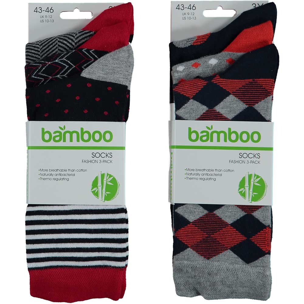 Bamboo sokken Fashion - multi marine II