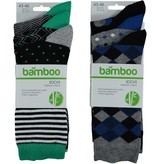APOLLO Bamboo sokken Fashion - multi black I
