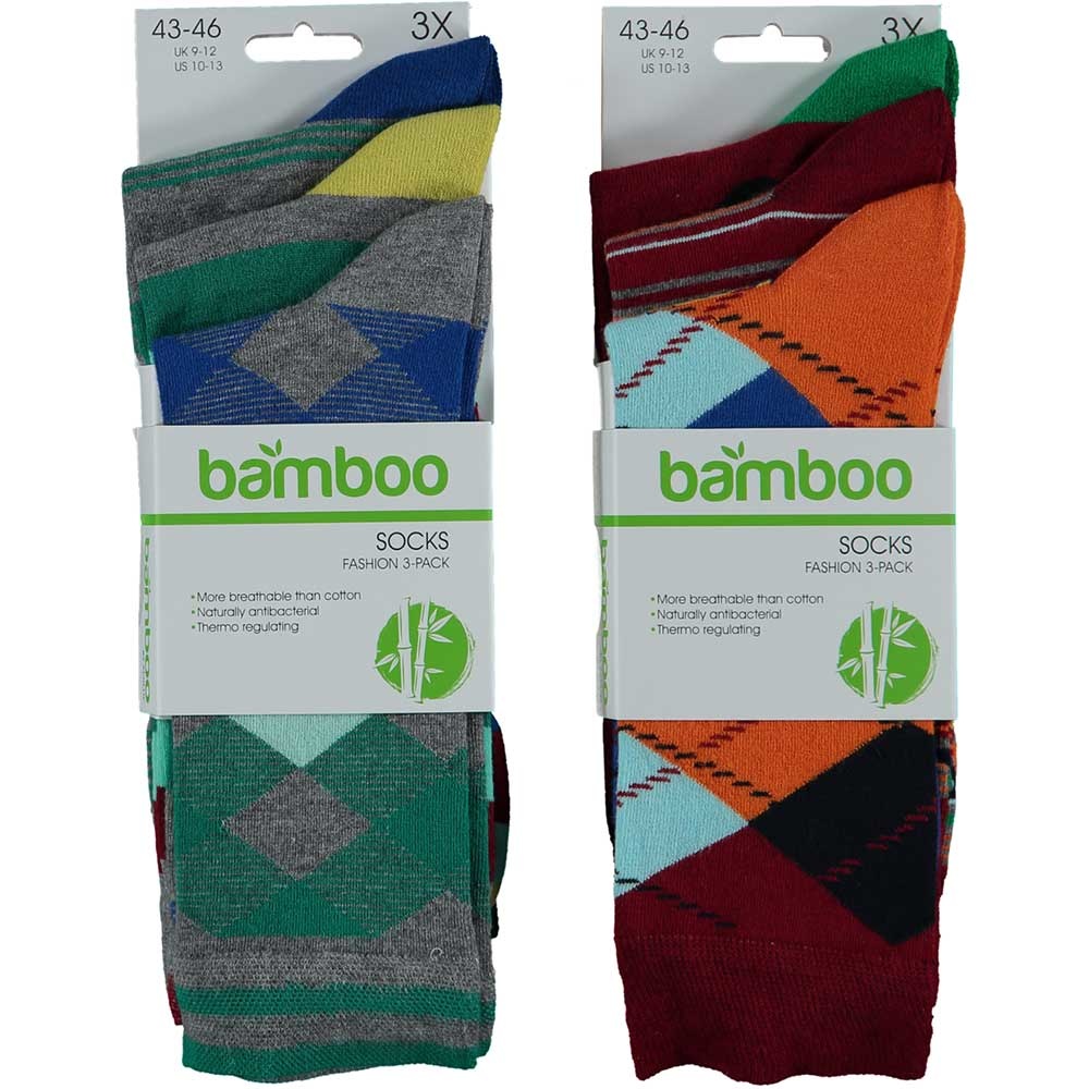 APOLLO Bamboo sokken Fashion - assorti grijs