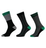 Bamboo sokken Fashion - multi black I