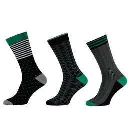 Bamboo sokken Fashion - multi black I