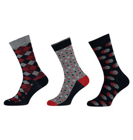 Bamboo sokken Fashion - multi marine II