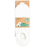 Bio Cotton sneakersok No Show - wit