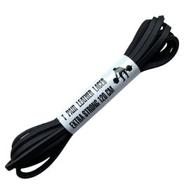 ShoeSupply.eu Leren veters 120cm - zwart - extra strong