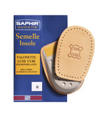 SAPHIR Saphir hakverhogers van leer | Schokabsorberende hielkussens 10 mm