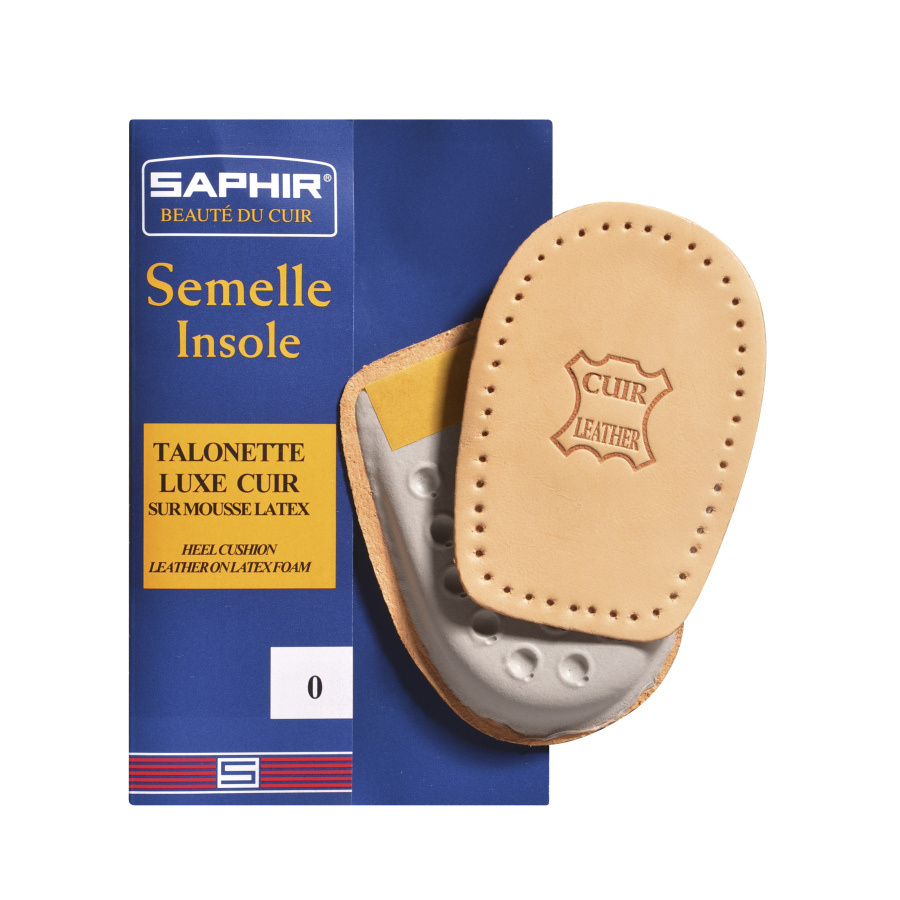 SAPHIR Saphir hakverhogers van leer | Schokabsorberende hielkussens 10 mm