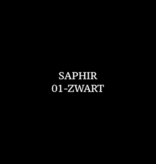 Saphir Tenax leerverf - zwart