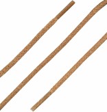 SL LINE SL dunne ronde wax veters lichtbruin 60cm – luxe en sterke schoenveters