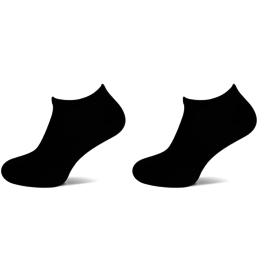Bamboe sneakersokken - zwart