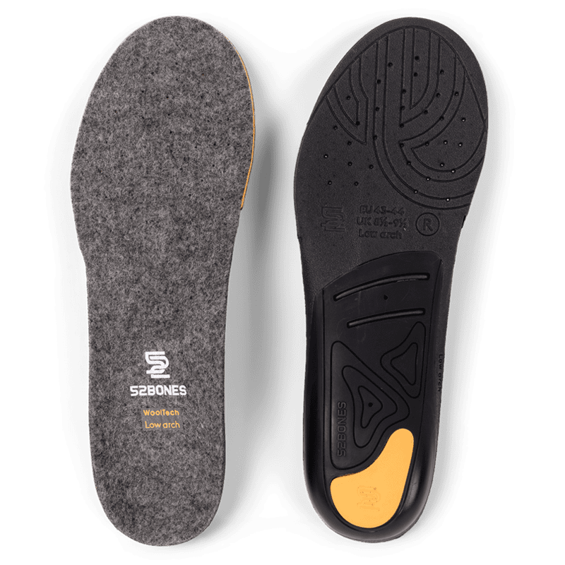 52Bones Wooltech Arch Low - steunzolen
