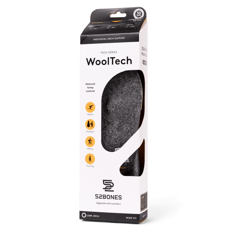 52Bones Wooltech Arch Low - steunzolen