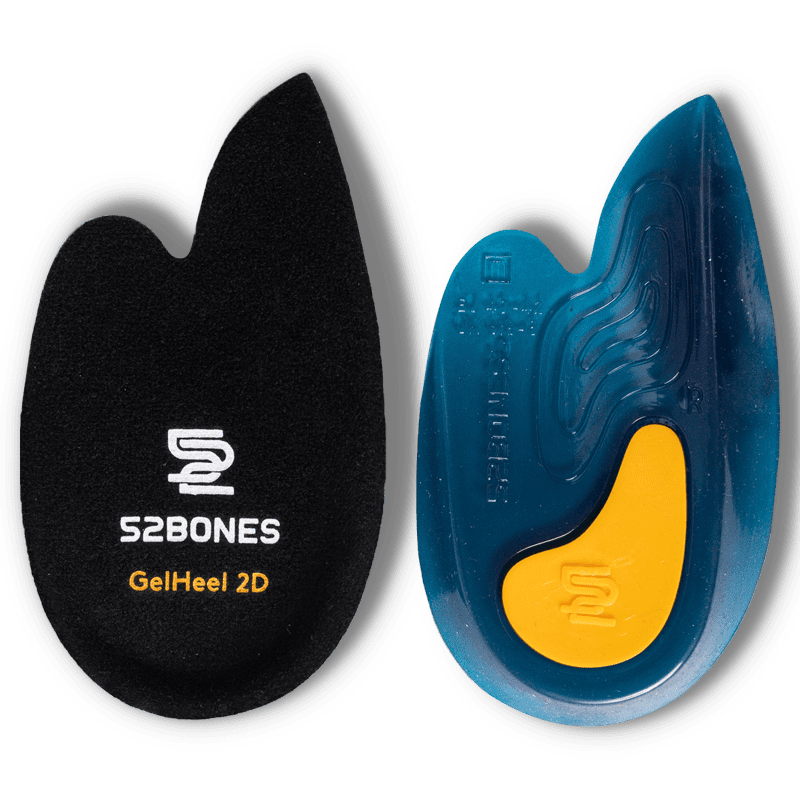52Bones Gel Heel 2D - gelhiel SML