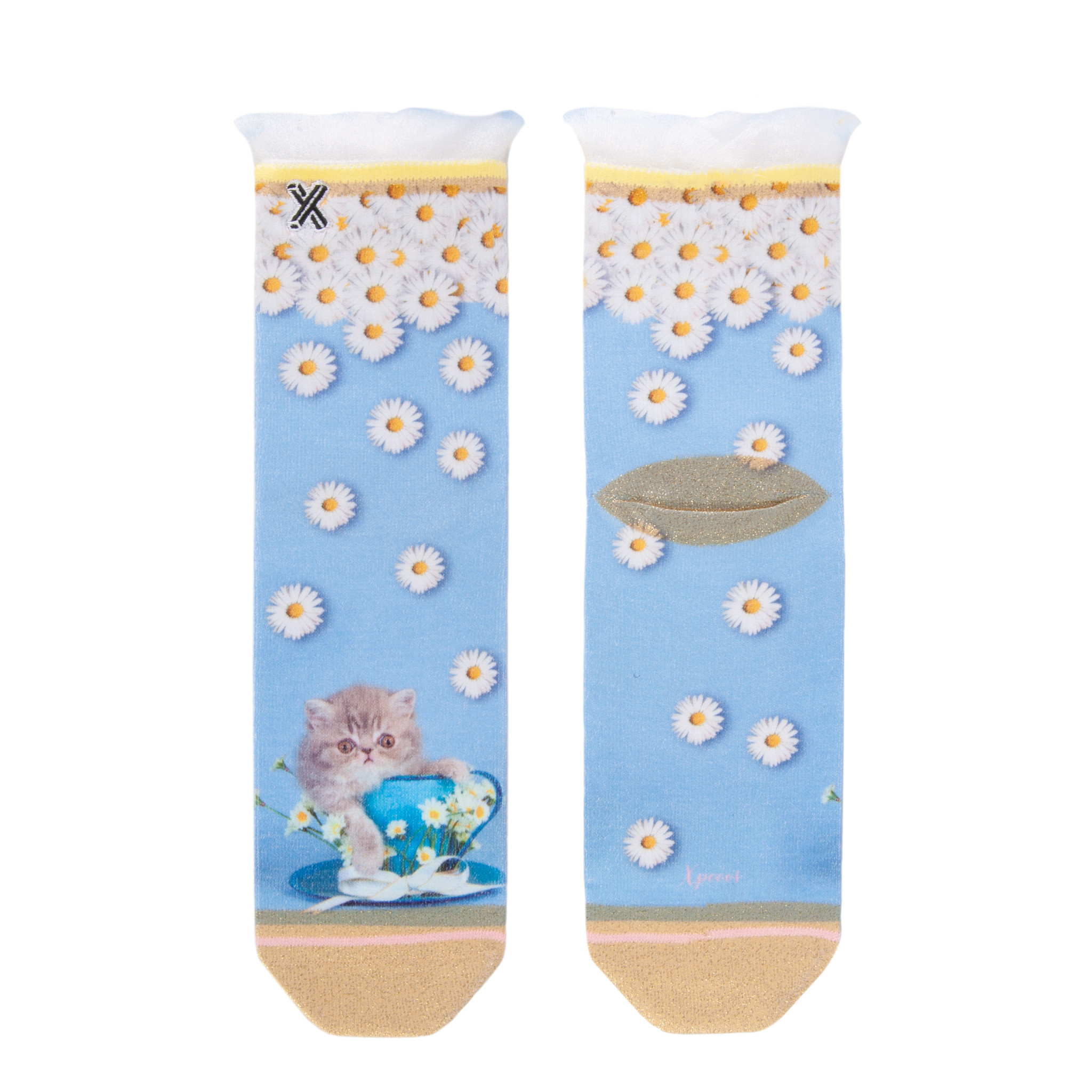 Xpoos dames shortsock - Daisy