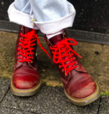 MR LACY Mr Lacy - Dr Martens - Hillies - Bright Red