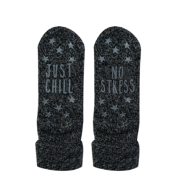 ShoeSupply.eu Homesocks ABS - Antraciet - just chill