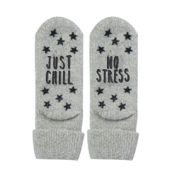 ShoeSupply.eu Homesocks ABS - Grijs - just chill