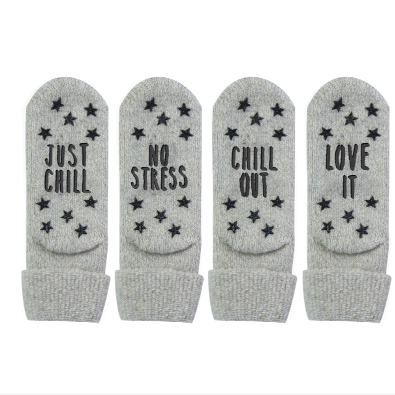 ShoeSupply.eu Homesocks ABS - Grijs - chill out