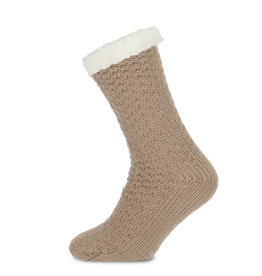 Basset Basset antislip huissokken knit - beige