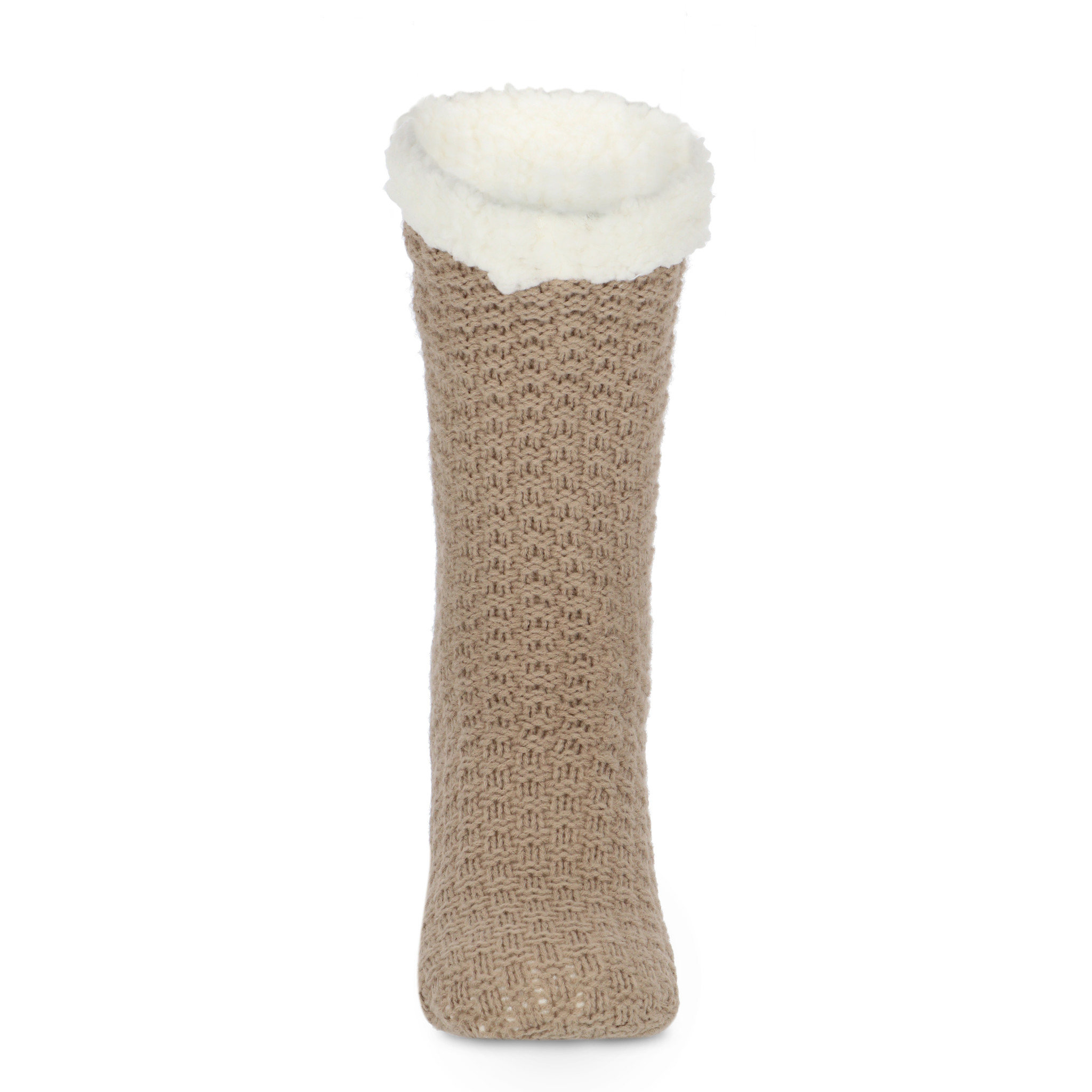 Basset Basset antislip huissokken knit - beige